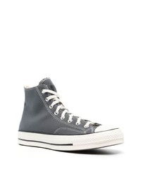 Baskets montantes gris foncé Converse