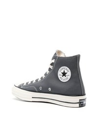 Baskets montantes gris foncé Converse