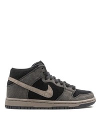 Baskets montantes gris foncé Nike