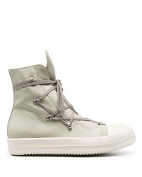 Baskets montantes grises Rick Owens DRKSHDW