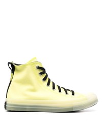 Baskets montantes jaunes Converse