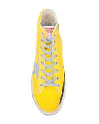 Baskets montantes jaunes Golden Goose Deluxe Brand