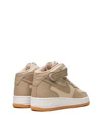 Baskets montantes marron clair Nike