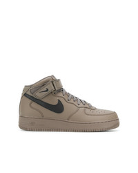 Baskets montantes marron clair Nike