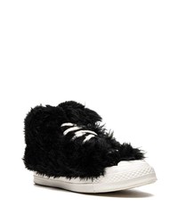 Baskets montantes noires et blanches Converse