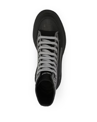 Baskets montantes noires Alexander McQueen