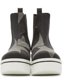 Baskets montantes noires Stella McCartney