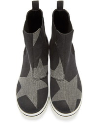 Baskets montantes noires Stella McCartney