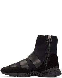 Baskets montantes noires Damir Doma