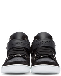 Baskets montantes noires Jimmy Choo