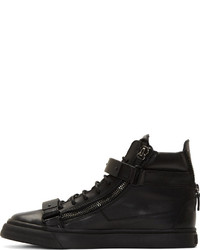 Baskets montantes noires Giuseppe Zanotti