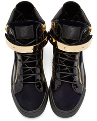 Baskets montantes noires Giuseppe Zanotti