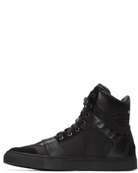 Baskets montantes noires Helmut Lang