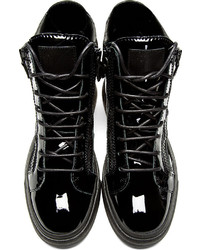 Baskets montantes noires Giuseppe Zanotti