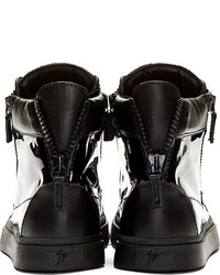 Baskets montantes noires Giuseppe Zanotti