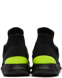 Baskets montantes noires Christopher Kane