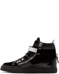 Baskets montantes noires Giuseppe Zanotti