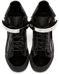 Baskets montantes noires Giuseppe Zanotti