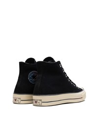 Baskets montantes noires Converse