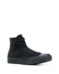 Baskets montantes noires Converse