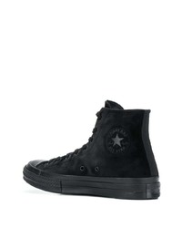 Baskets montantes noires Converse