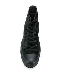 Baskets montantes noires Converse