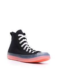 Baskets montantes noires Converse