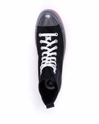 Baskets montantes noires Converse