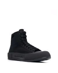 Baskets montantes noires Alexander McQueen