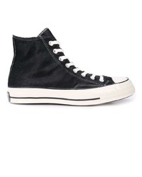 Baskets montantes noires Converse