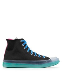 Baskets montantes noires Converse