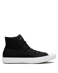 Baskets montantes noires Converse