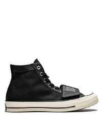 Baskets montantes noires Converse