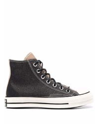 Baskets montantes noires Converse