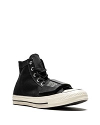 Baskets montantes noires Converse