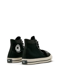 Baskets montantes noires Converse