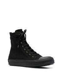 Baskets montantes noires Rick Owens DRKSHDW