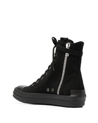 Baskets montantes noires Rick Owens DRKSHDW