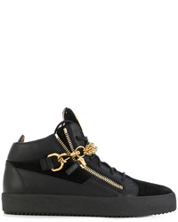 Baskets montantes noires Giuseppe Zanotti Design