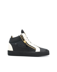 Baskets montantes noires Giuseppe Zanotti Design