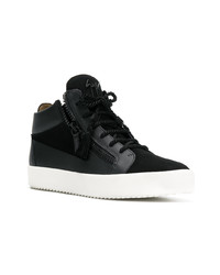 Baskets montantes noires Giuseppe Zanotti Design