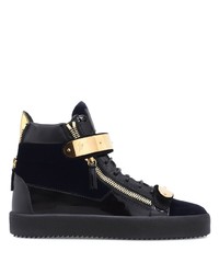 Baskets montantes noires Giuseppe Zanotti