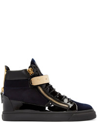 Baskets montantes noires Giuseppe Zanotti