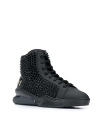 Baskets montantes noires Philipp Plein