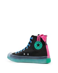 Baskets montantes noires Converse