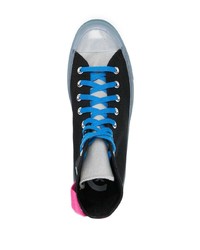 Baskets montantes noires Converse