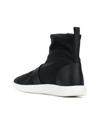 Baskets montantes noires Giuseppe Zanotti Design