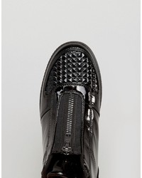 Baskets montantes noires Asos