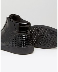 Baskets montantes noires Asos