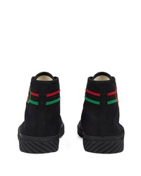 Baskets montantes noires Gucci